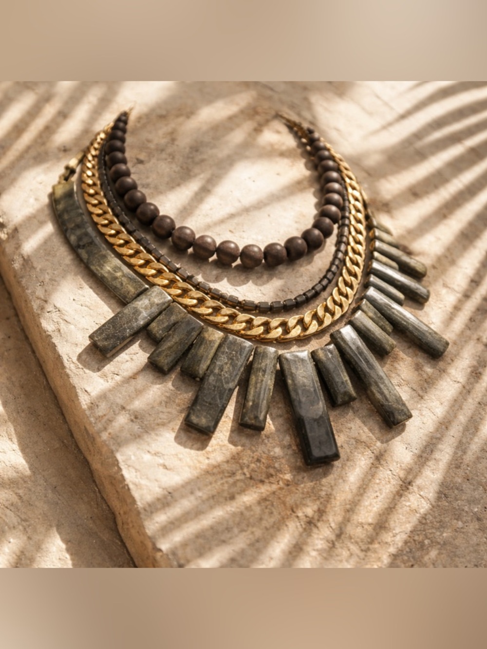 Sara Designs New York Layered
Statement Necklace
